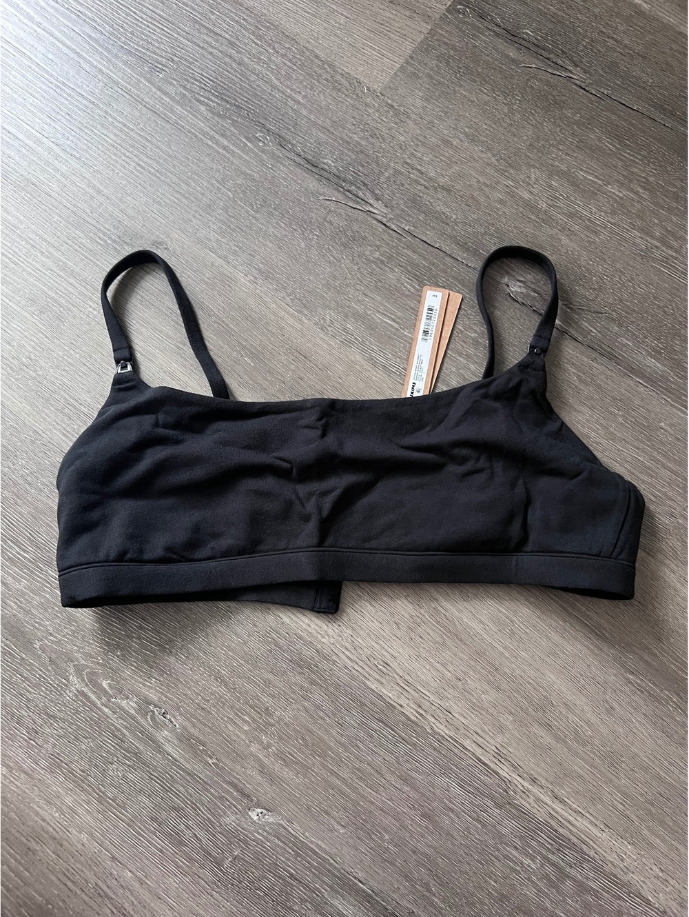 Skims Cotton Jersey Maternity Nursing Scoop Bralette